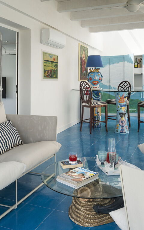 Montalbano Suite: Kitchen, Living Room