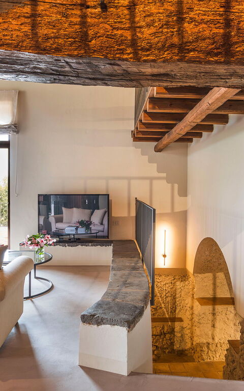 Villa Continella: Living Room