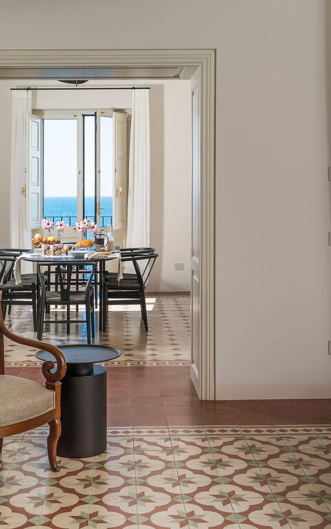 Villa Continella: Living Room