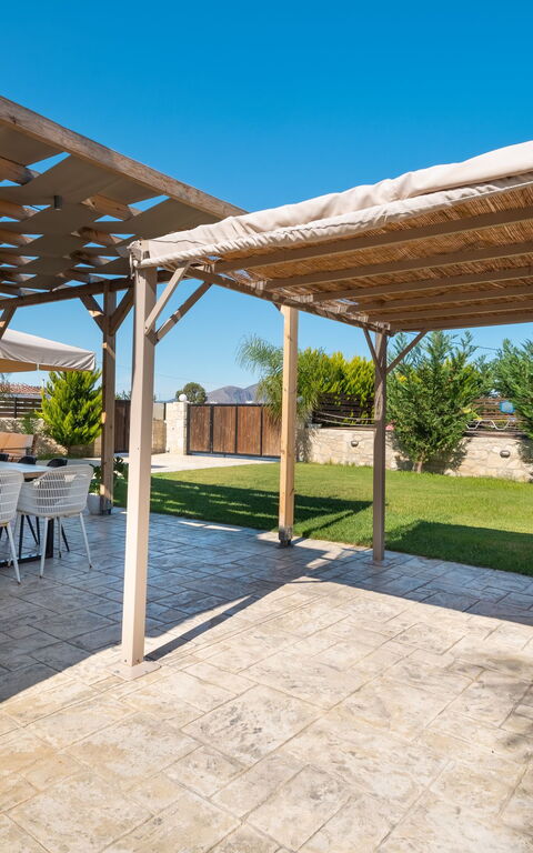 Villa Olympia: Balcony / Terrace / Patio, Building Exterior, Garden, Outdoor