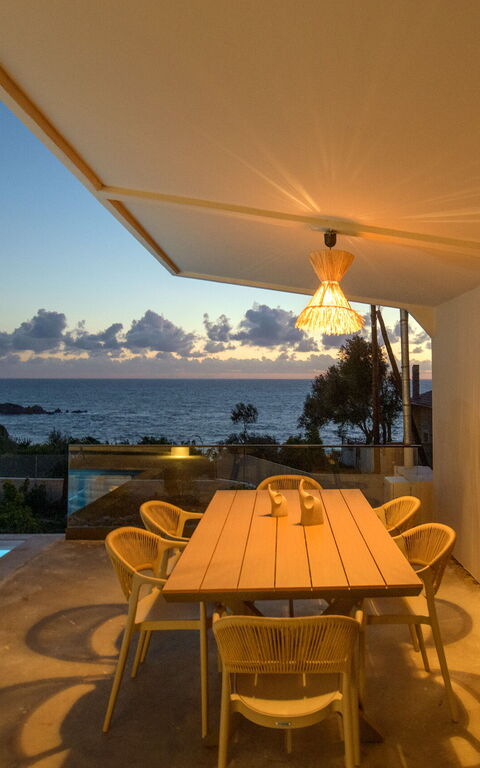 Villa Elais: Balcony / Terrace / Patio, Outdoor, Pool, Scenic View