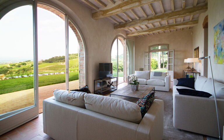 Villa Icario: Living Room