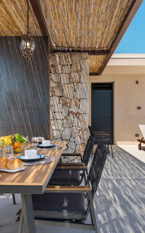 Eos Villa: Balcony / Terrace / Patio, Building Exterior, Outdoor, Pool
