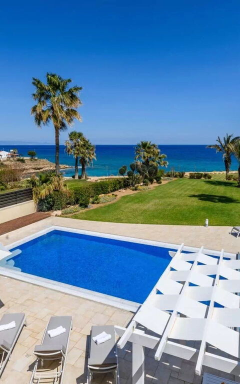Royal Beachfront Villa: Building Exterior, Garden, Outdoor, Pool, Scenic View