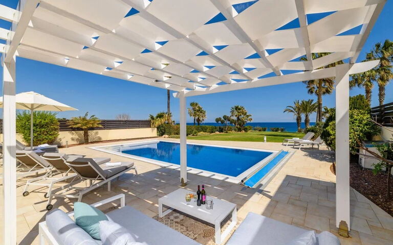 Royal Beachfront Villa: Building Exterior, Garden, Outdoor, Pool, Scenic View