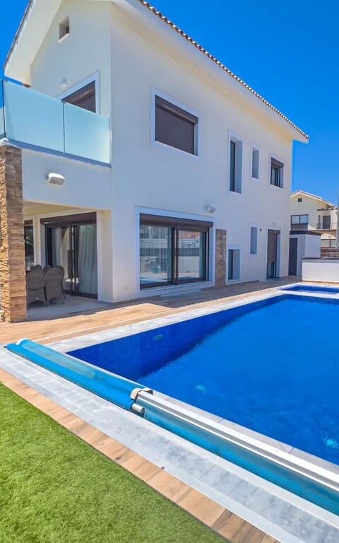 Serenity Seafront Villa: Building Exterior, Garden, Outdoor, Pool