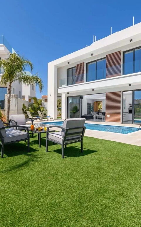 By the Beach - Royal Sapphire Villa: Building Exterior, Garden, Outdoor, Pool