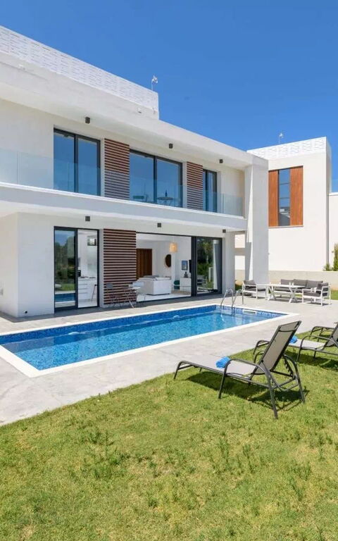 By the Beach - White Coral Villa: Building Exterior, Garden, Outdoor, Pool