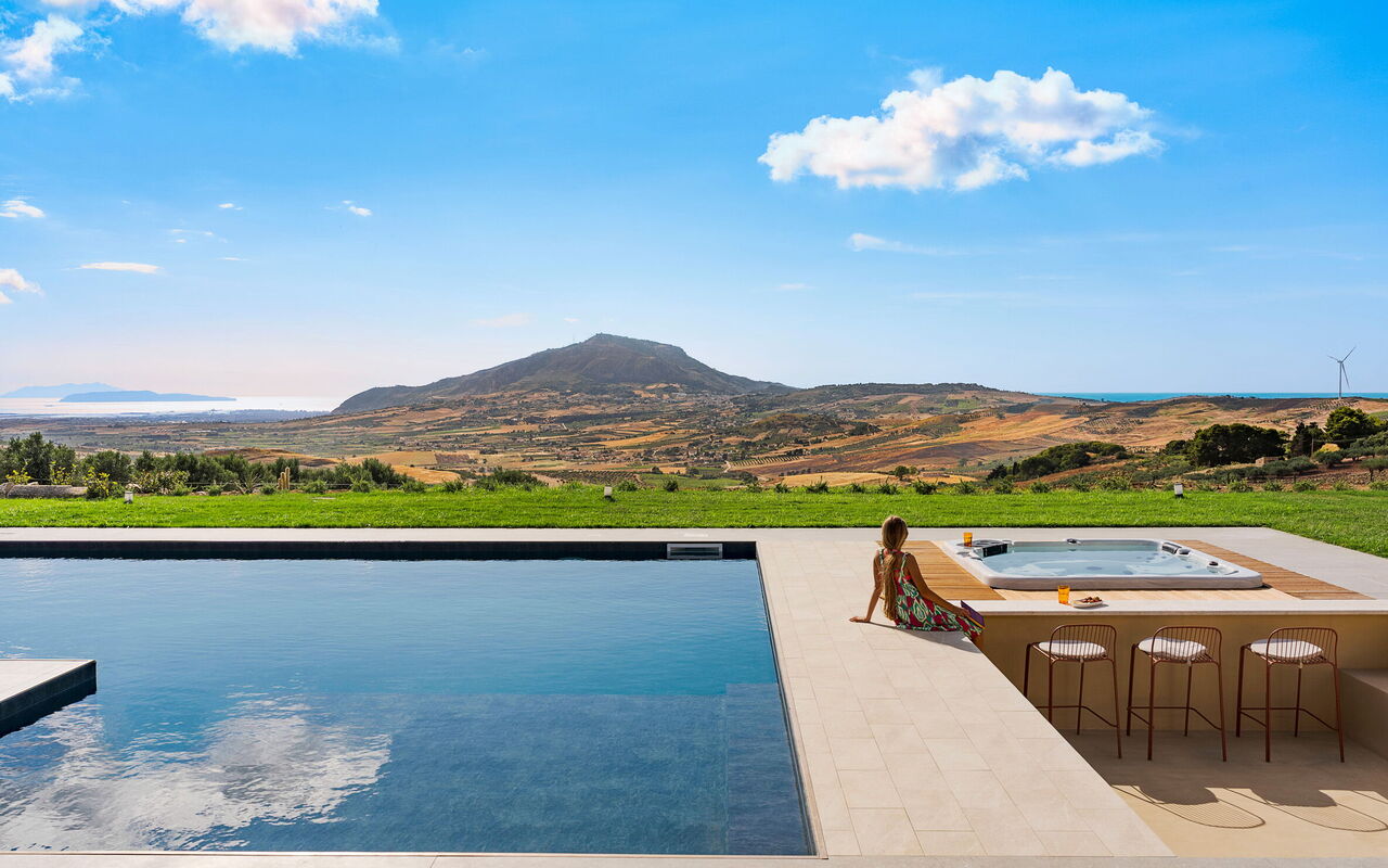 Villa Chabada: Building Exterior, Garden, Hot Tub, Outdoor, Pool, Scenic View