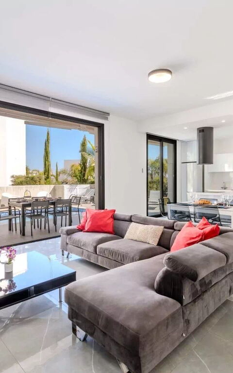 By the Beach - Aura Villa: Living Room