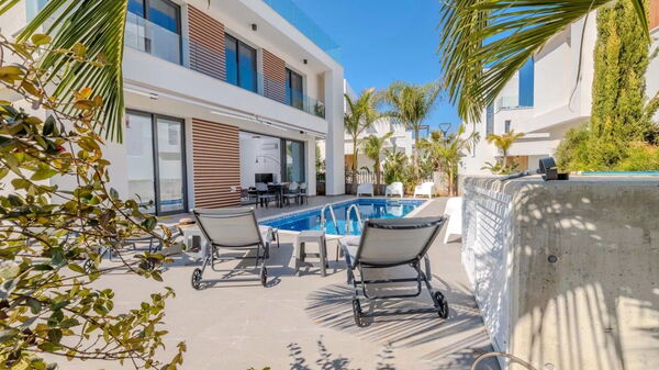 By the Beach - Aura Villa: Building Exterior, Outdoor, Pool