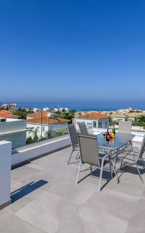 Mylos Lifestyle Seaview Villa #15: Balcony / Terrace / Patio