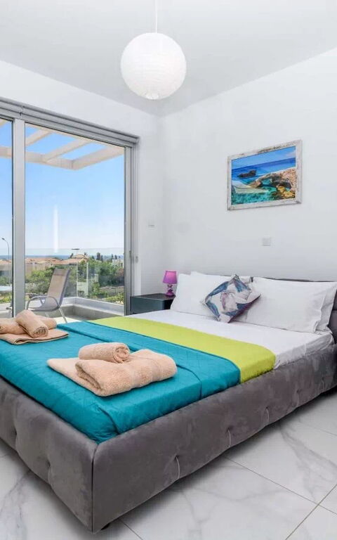 Mylos Lifestyle Seaview Villa #15: Bedroom