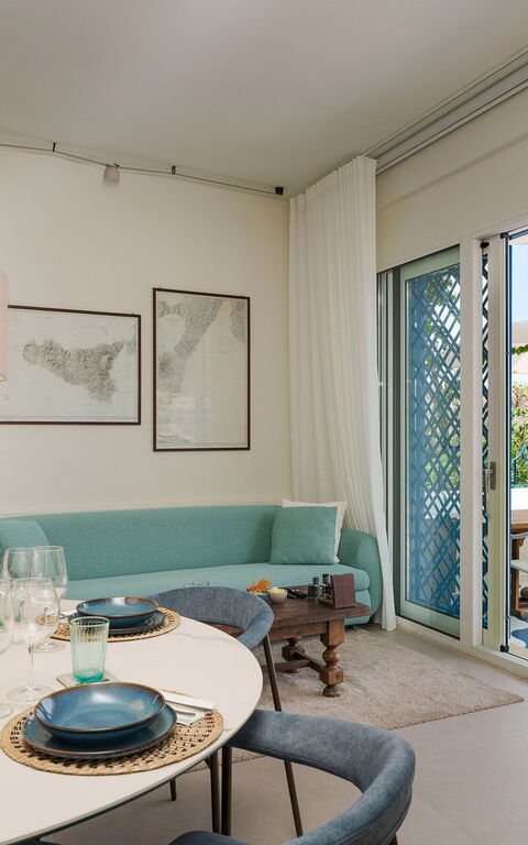 La Prua Apartament: Dining Room, Kitchen, Living Room