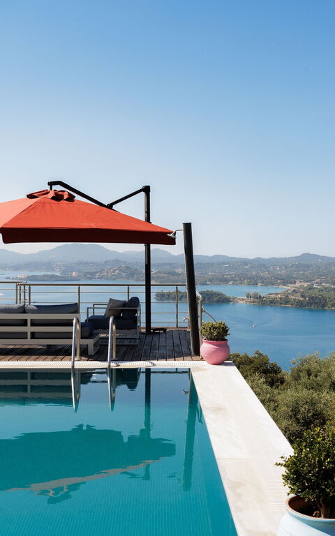 Villa Kastraki: Building Exterior, Outdoor, Pool, Scenic View