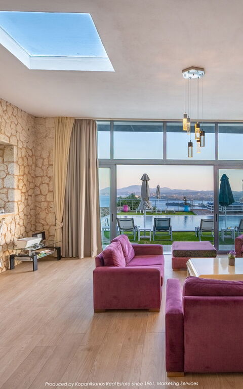 Villa Kastraki: Living Room