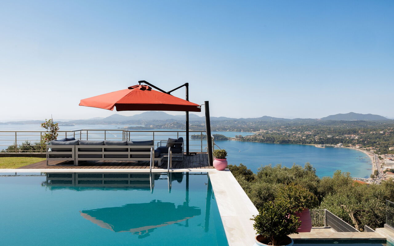 Villa Kastraki: Building Exterior, Outdoor, Pool, Scenic View