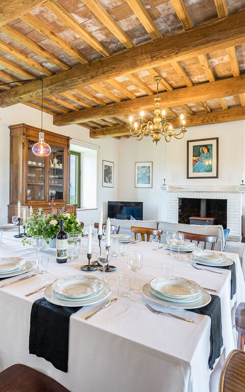 Villa a Casa di Giovanni: Dining Room, Living Room