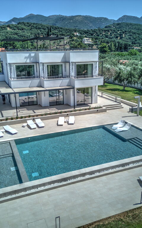 Villa Watanave: Building Exterior, Garden, Outdoor, Pool, Scenic View, Spring, Summer